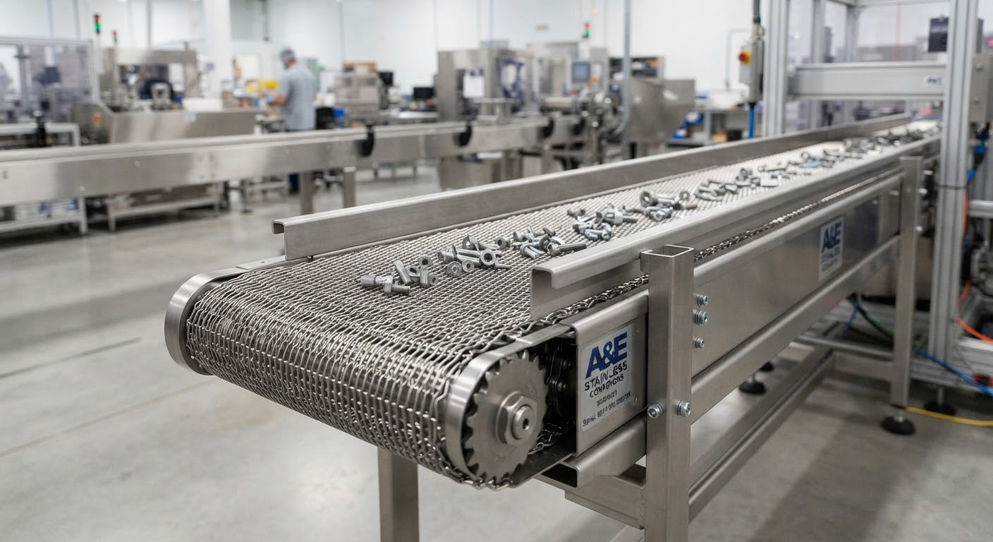 Stainless steel wire mesh conveyor belt